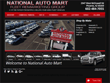 Tablet Screenshot of nationalautomart.com